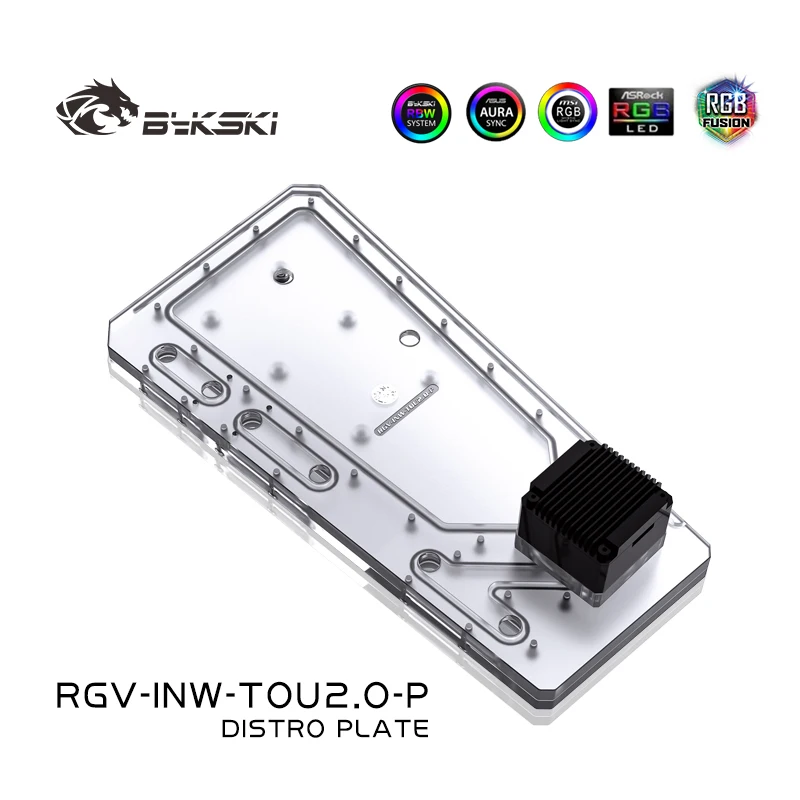 BYKSKI Acryl Board Waterkanaal - Distro Plate Ddc Pump Combo recensie en prijs